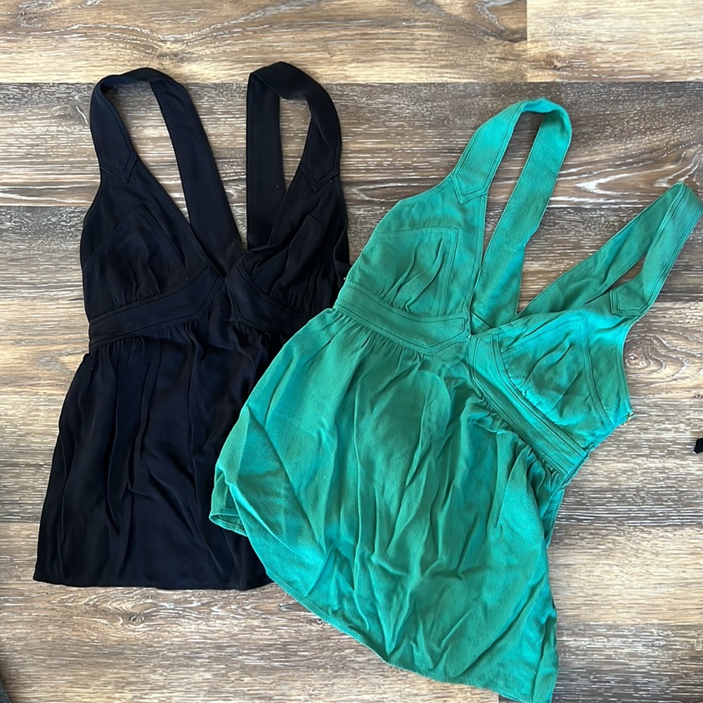 2 Juicy Couture silk tops